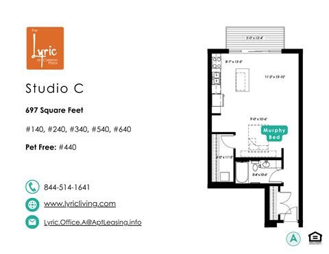 a floor plan of studio c